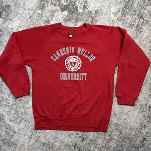 Carnegie Mellon University Sz M Crew Neck Sweatshirt Collegiate
